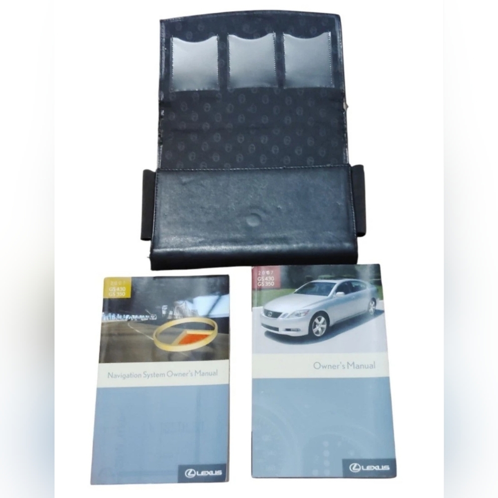 2007 Lexus GS 350 Owners Manual Book With Leather Bag..